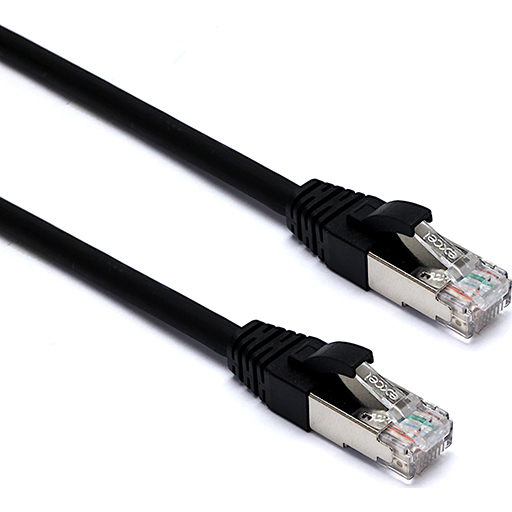 You Recently Viewed Excel Cat6A Outdoor Patch Lead S/FTP 1 m Black Image