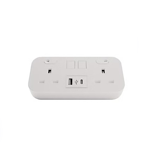 You Recently Viewed Datacel White 2-way desktop charger with re-settable 3.15A fuses, 18W Image