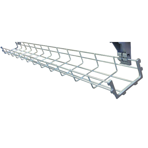 Datacel 1200mm Cable Tray, c/w pair of modesty panel / under desk brackets