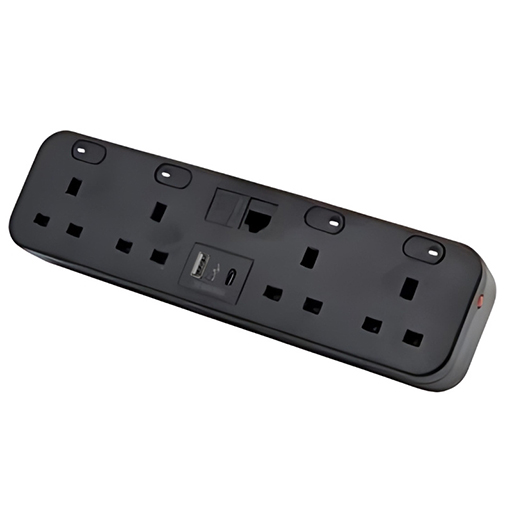 You Recently Viewed Datacel Black desktop charger with re-settable 3.15A fuses Image
