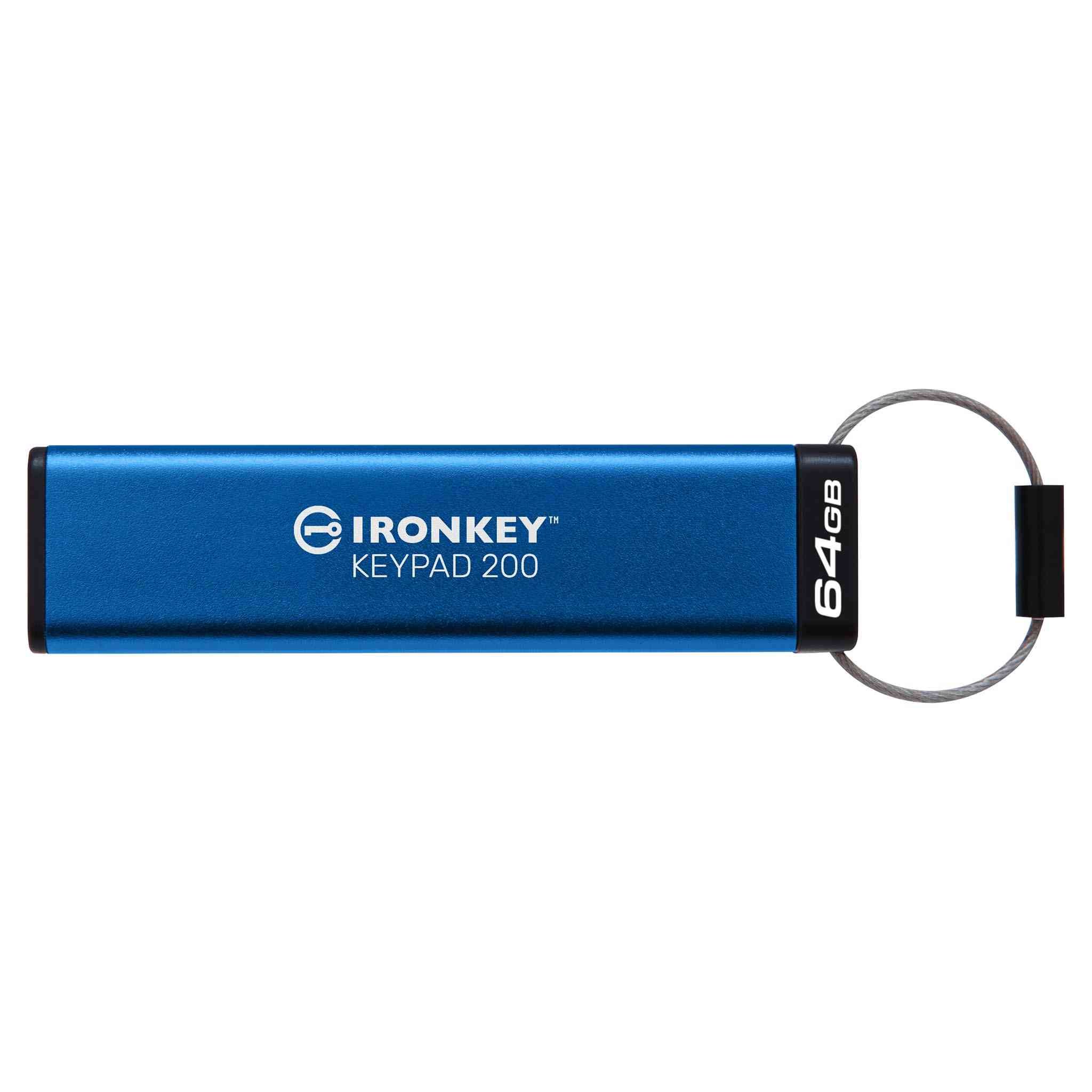 You Recently Viewed Kingston IKKP200/64GB 64GB USB-A IronKey Keypad 200 FIPS 140-3 Lvl 3 (Pending) AES-256 Image