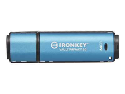 You Recently Viewed Kingston IKVP50/64GB 64GB USB-A IronKey Vault Privacy 50 AES-256 Encrypted, FIPS 197 Image