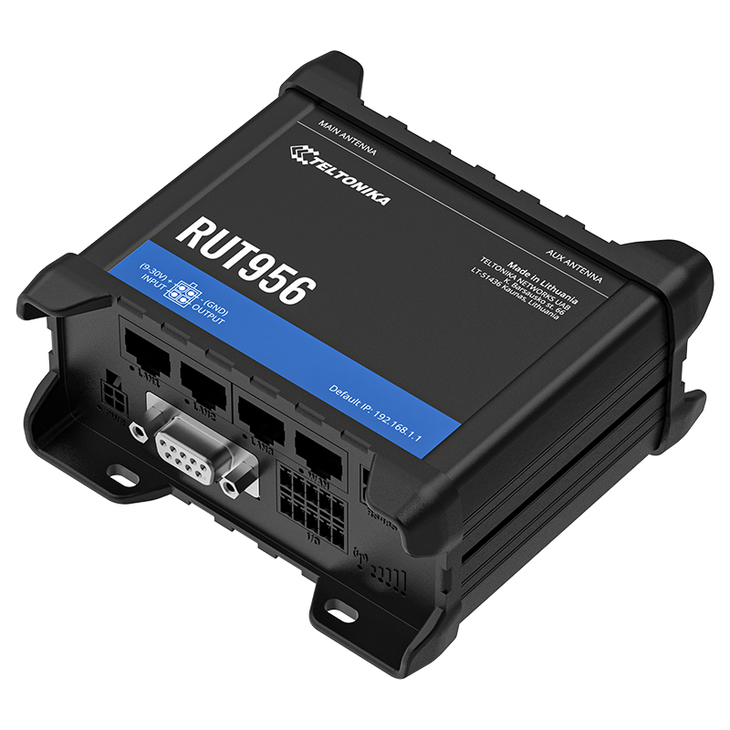 You Recently Viewed Teltonika RUT956 Industrial 4G LTE Dual-Sim Cellular Router Image