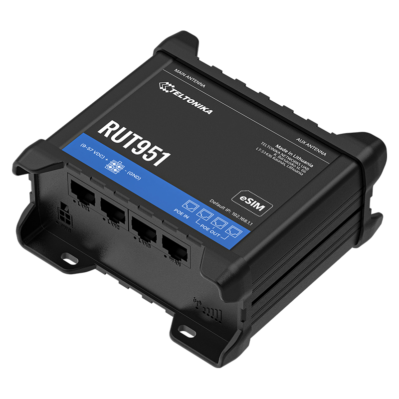 You Recently Viewed Teltonika RUT951 Industrial 4G LTE WI-FI Dual-Sim Router Image