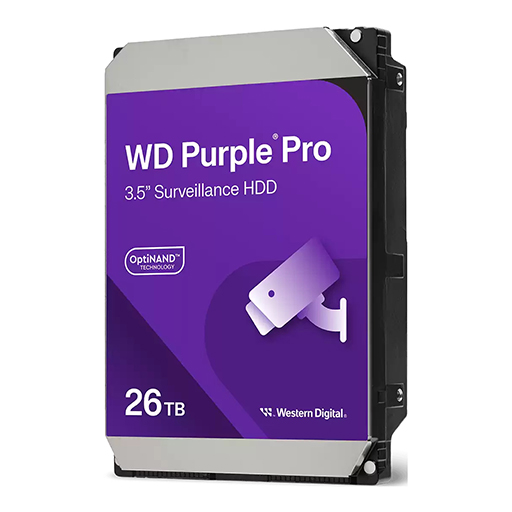 Western Digital WD260PURP Purple Pro Smart Video Hard Drive - 26 TB