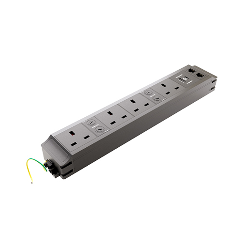 You Recently Viewed Datacel P-PACK 4/2DCU 4x Ind. fused 5A sockets Under Desk Power Unit Image