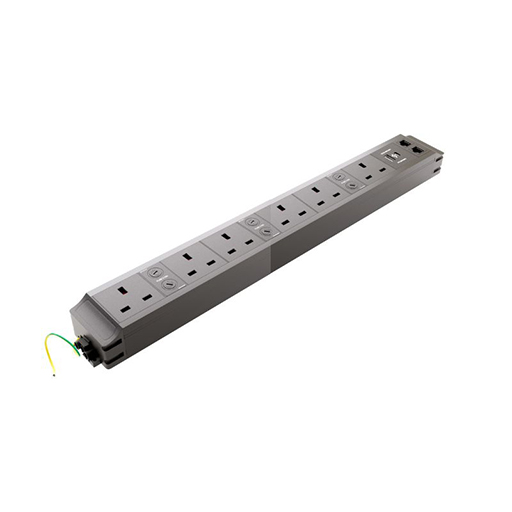 You Recently Viewed Datacel P-PACK 6/2DCU 6x Ind. fused 3.15A sockets Under Desk Power Unit Image