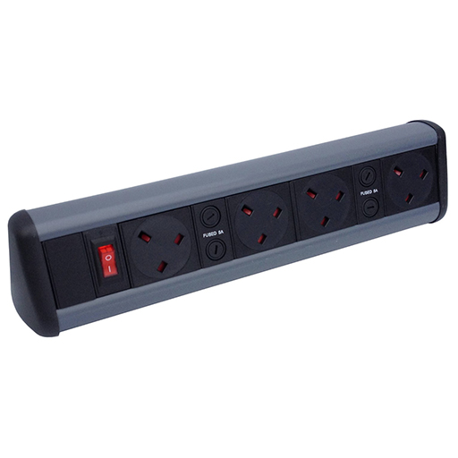 Datacel Black/Grey 4x individually fused power, master switch