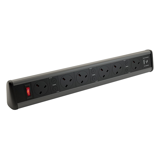 You Recently Viewed Datacel Black/Grey 6x individually fused power, USB type A&C  charger, MS Image