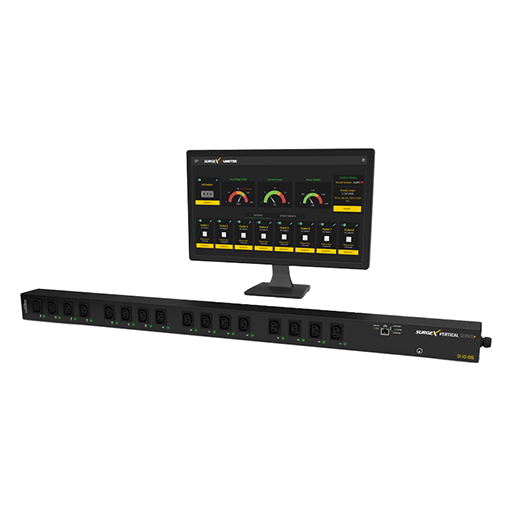 You Recently Viewed Surgex SX-VS-1016i 16way Vertical Series+IP SmartPDU optimizises rack space, vertical  Image