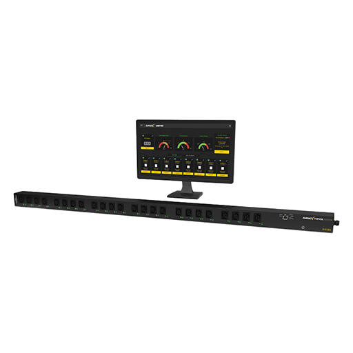 Surgex SX-VS-1624i 24way Vertical Series+IP SmartPDU optimizises rack space, vertical