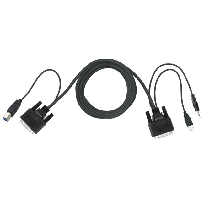DVI-D USB + Audio KVM Cable