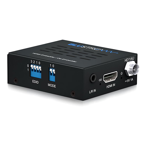 You Recently Viewed Blustream HD11AU HDMI 1.4 Audio Embedder / De-Embedder, HDCP 1.4 Image