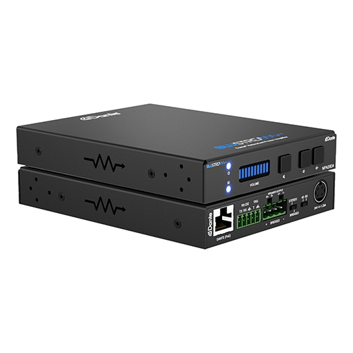 Blustream NPA20DA 2x10W Mini Dante® Amplifier with PoE, LAN, 4/8 ohm