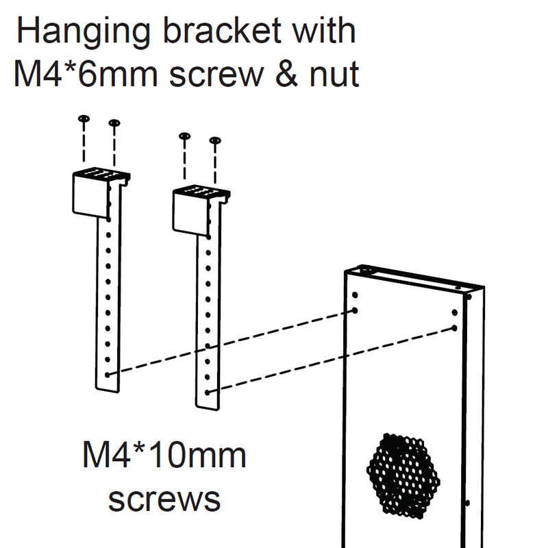 You Recently Viewed Austin Hughes AH-IC-F-HBK Hanging Bracket Kit Pair for InfraCool 33U Image