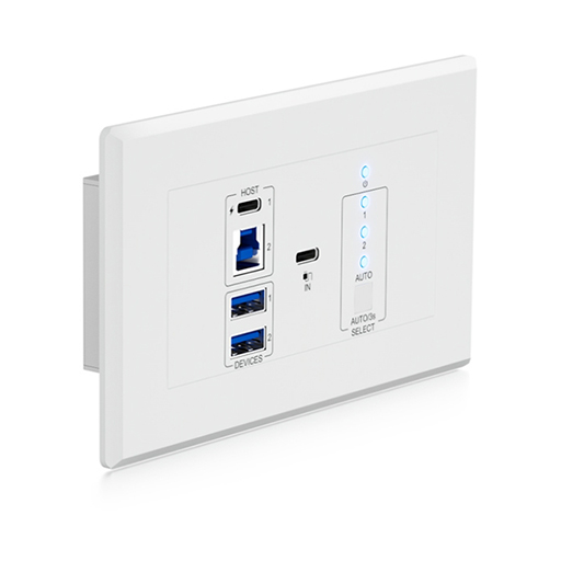 You Recently Viewed Blustream UEX3H-WP-EU USB 3.2 Gen1 HDBaseT™ Extender EU Wall Plate - Host Image