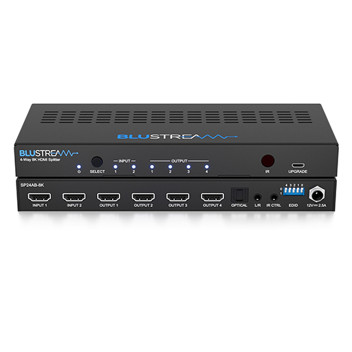 You Recently Viewed Blustream SP24AB-8K 2 Input 4-Way 8K HDMI 2.1 HDCP 2.3 Splitter Image