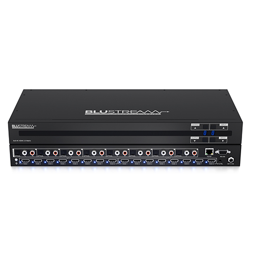 Blustream CMX88CS Contractor 8x8 4K 18Gbps HDMI 2.0 Matrix with Audio Breakout