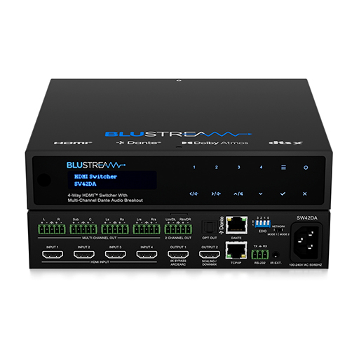 You Recently Viewed Blustream SW42DA 4-Way HDMI Switcher Image
