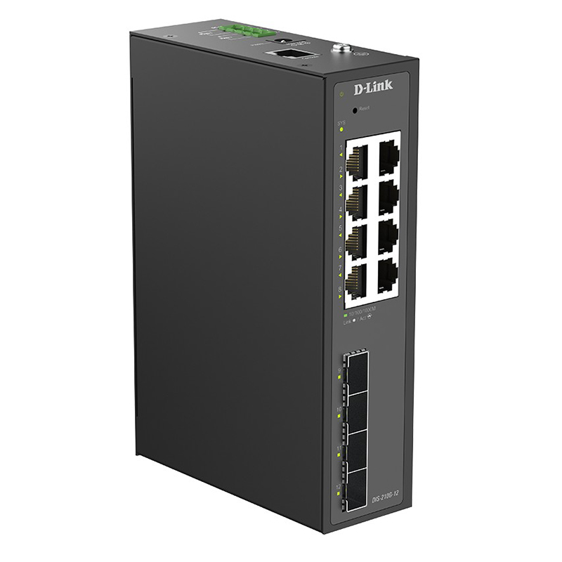 You Recently Viewed D-Link DIS-210G-12 12-Port Gigabit Industrial Smart Managed Switch with 4 x SFP Ports Image