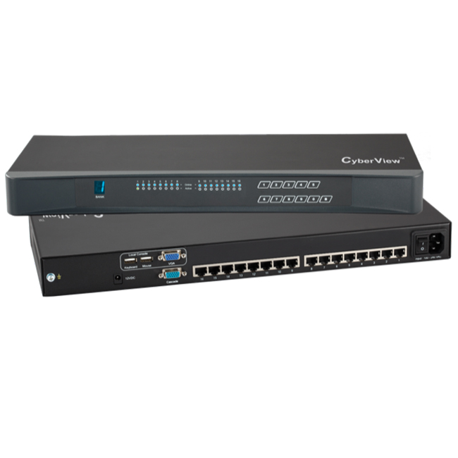 Cat6 Single Console KVM