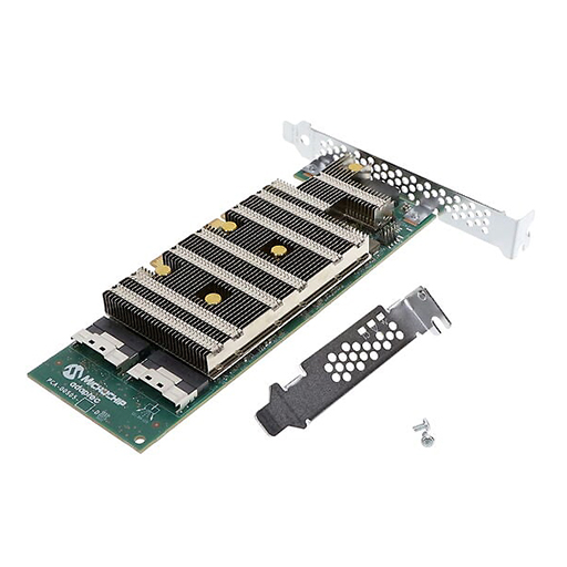 Microchip 120016IX2S 24Gbps SAS/SATA/NVMe PCIe Gen 4 HBA Adapter