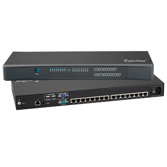 Cat6 IP Two Console KVM Switch