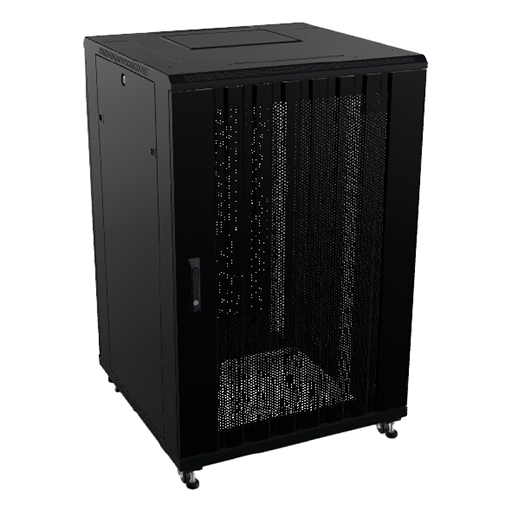Environ ER600 Rack 600x1000mm W/Vented (F) D/Vented (R) B/Panels F/Mgmt Black