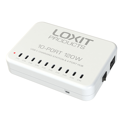 You Recently Viewed Loxit 7915 10 Port USB C Charging Station - 120W Image