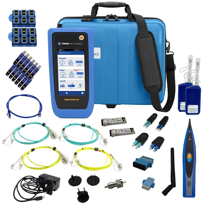 You Recently Viewed Trend Networks STQT-PROKIT- 3Y SignalTEK QT Pro 10GB Copper & Fibre Qualification Kit Image