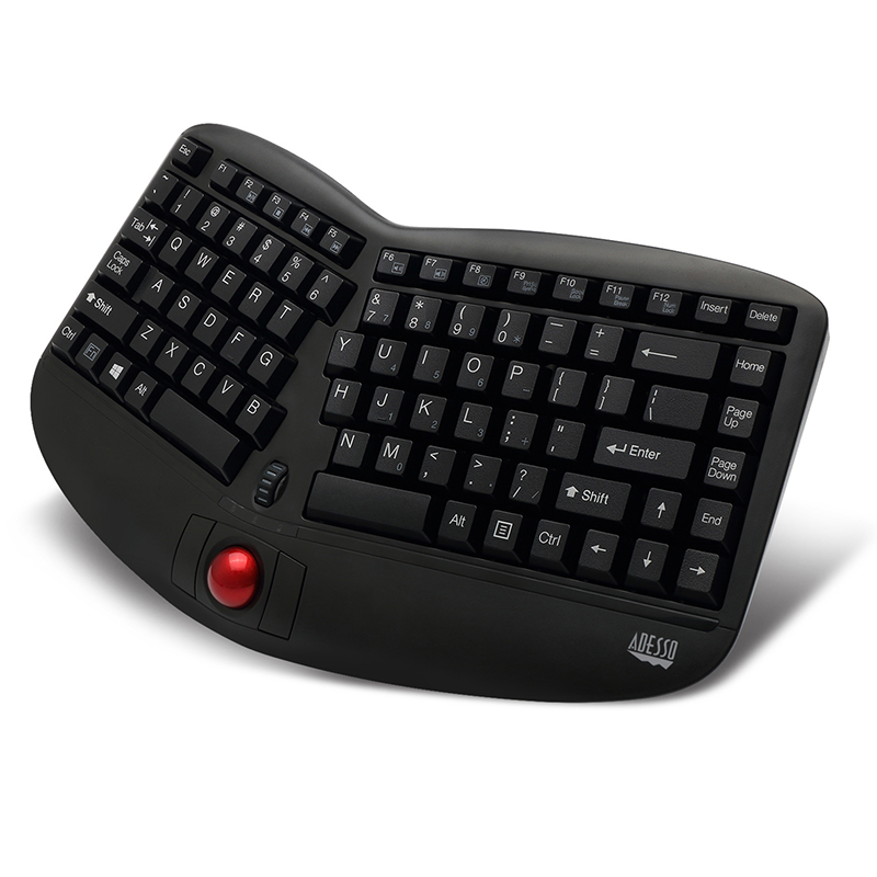 You Recently Viewed Adesso WKB-3150UB Adesso Tru-Form Keyboard - Compact - Wireless - USB 2.0 - Black Image