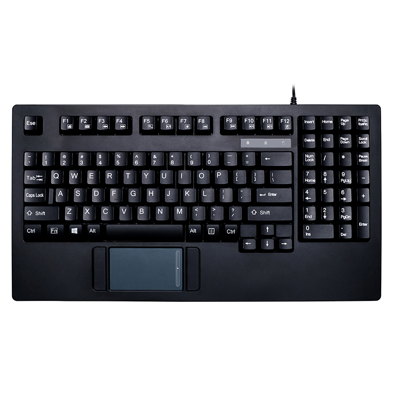 Adesso AKB-425UB Adesso EasyTouch Keyboard - USB Interface - TouchPad - English(US)- Black