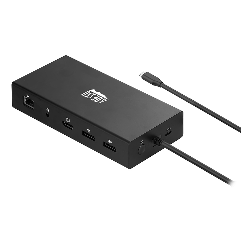 Adesso AUH-4060-UK - USB 3.2 (Gen 1) Type C Docking Station for Notebook, Projector, TV.