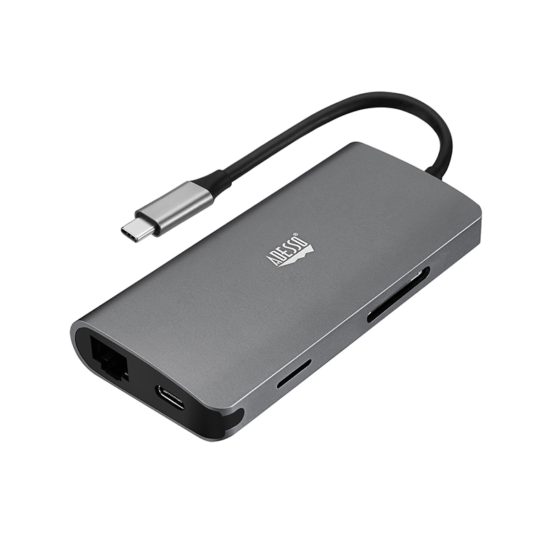 Adesso AUH-4030 - USB Type C Docking Station for Projector, TV.
