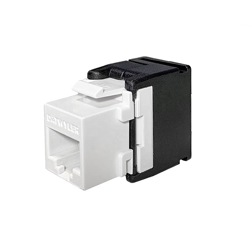 Datwyler 41807000ZF RJ45 Cat6 unshielded white module (outlet), pk 12.