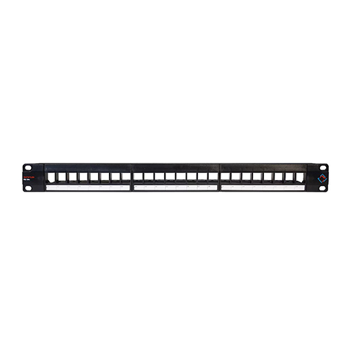 Datwyler 418022 24 Port UTP Patch Panel Unloaded Black