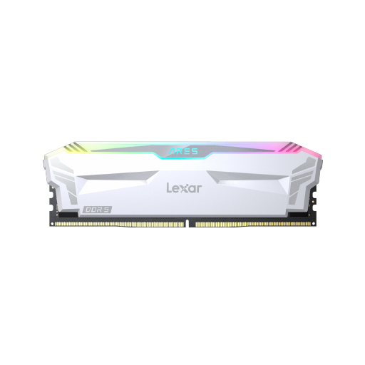 Lexar LD5EU016G-R6400GDWA ARES 6400 DDR5 RGB 2 x 16GB DRAM - White