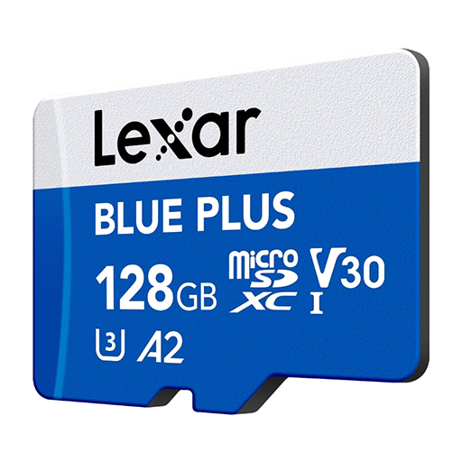 Lexar LMSBLPL128G-BNANG Blue Plus MicroSDXC 128GB Memory Card