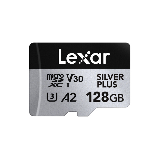 Lexar LMSSIPL128G-BNANG Plofessional SILVER PLUS MicroSDXC 128GB Memory Card