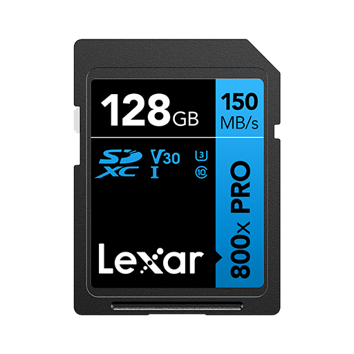 Lexar LSD0800P128G-BNNNG 800X Pro 128GB SDXC UHS-I Memory Card