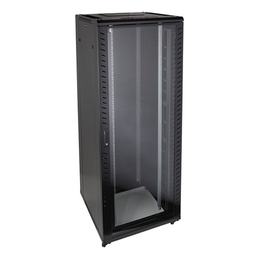 Environ CR600 Rack 600x600mm Glass (F) Vented (R) B/Panels No/Mgmt Black