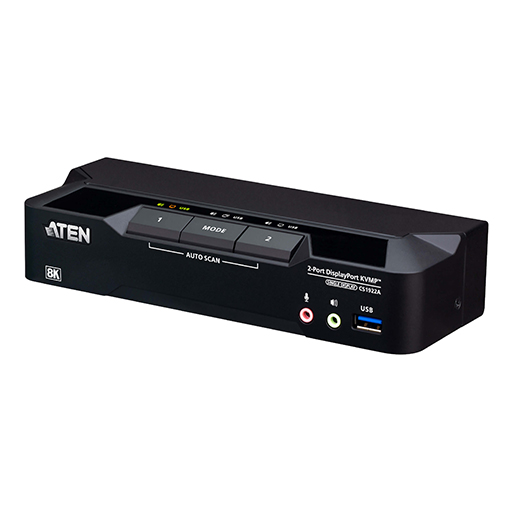 Aten CS1922A 2-Port USB 3.0 8K DisplayPort KVMP Switch