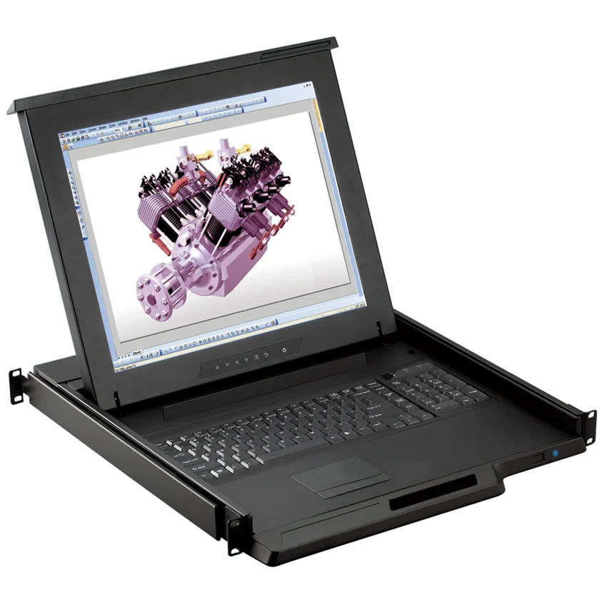 You Recently Viewed Austin Hughes 1u Cyberview LCD, Keyboard & Mouse Console Drawer Image