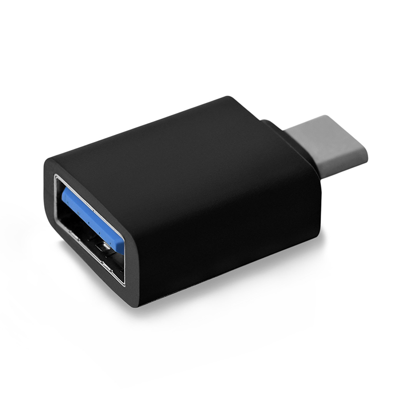 V7 V7U3C2A-BLK-1E  Data Transfer Adapter USB-C Male to USB 3.1 Gen1 A Female, Black