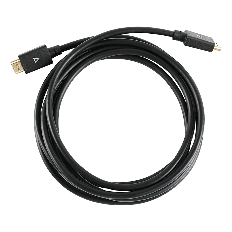 V7 V7HDMIPRO-3M-BLK Video Cable Pro HDMI Male to HDMI Male 3m 10ft 48 Gbps Black