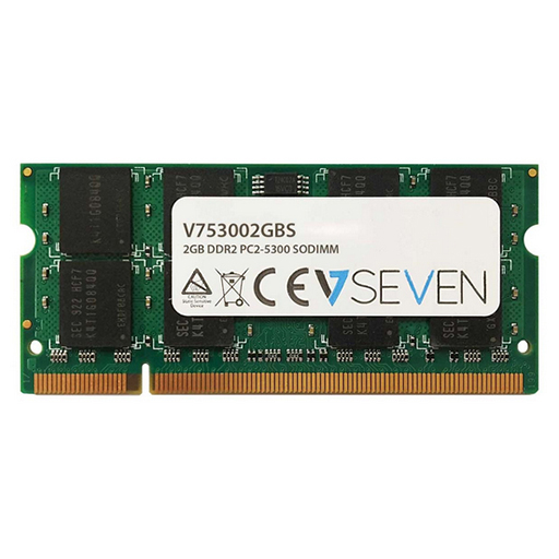 V7 V753002GBS RAM Module for Notebook - 2 GB - DDR2-667/PC2-5300 DDR2 SDRAM