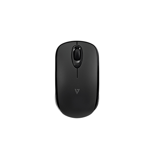 V7 MW150BT Mouse - Bluetooth - Optical - 3 Button(s) - Black 