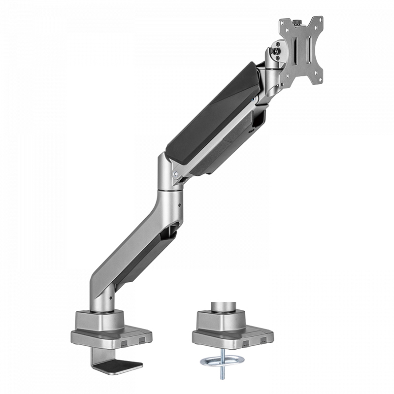 V7 DM1HDS Single Monitor Heavy Duty Gas Spring Bar Mount