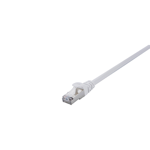 V7 V7CAT7FSTP-2M-WHT Cat7 Shielded & Foiled (SFTP) Cable RJ45 Male to RJ45 Male 2m White