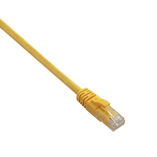 V7 V7E3C5U-50CM-YLS Yellow Cat5e Unshielded (UTP) Cable RJ45 Male to RJ45 Male 0.5m 1.6ft